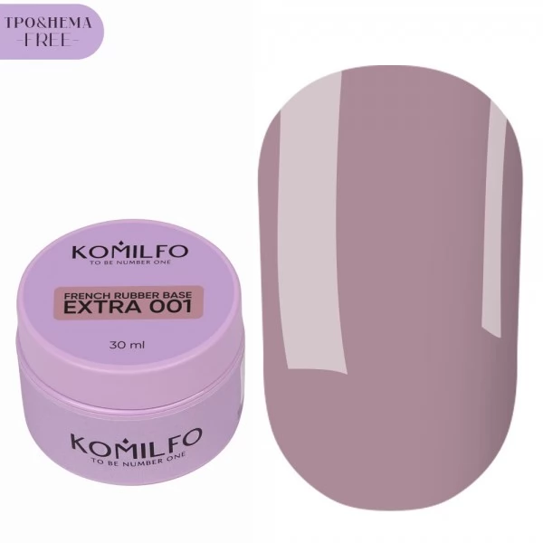 Komilfo French Rubber Base Extra 001 HEMA/TPO free 30 ml Komilfo French Rubber Base Extra 001 HEMA/TPO free 30 ml