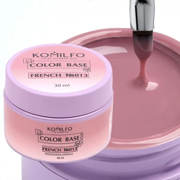 Komilfo Color Base French 013 HEMA/TPO free 30 ml (gel jar) Komilfo Color Base French 013 HEMA/TPO free 30 ml (gel jar)
