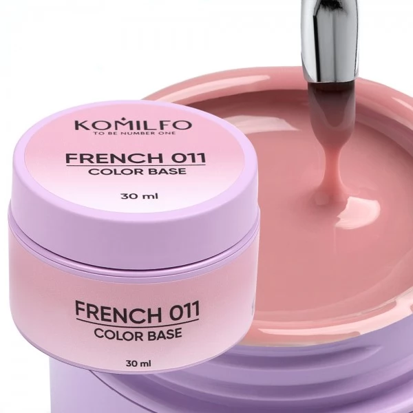 Komilfo Color Base French 011 HEMA/TPO free 30 ml (gel jar) Komilfo Color Base French 011 HEMA/TPO free 30 ml (gel jar)