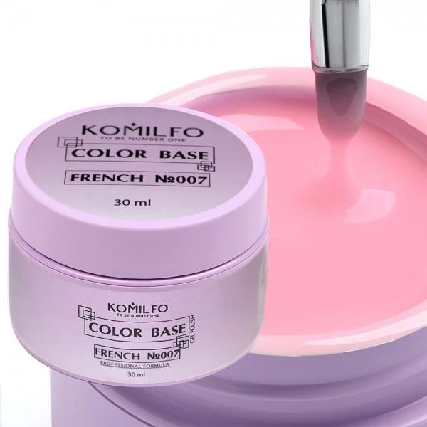 Komilfo Color Base French 007 HEMA/TPO free 30 ml (gel jar) Komilfo Color Base French 007 HEMA/TPO free 30 ml (gel jar)