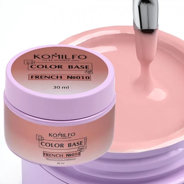 Komilfo Color Base French 010 HEMA/TPO free 30 ml (gel jar) Komilfo Color Base French 010 HEMA/TPO free 30 ml (gel jar)