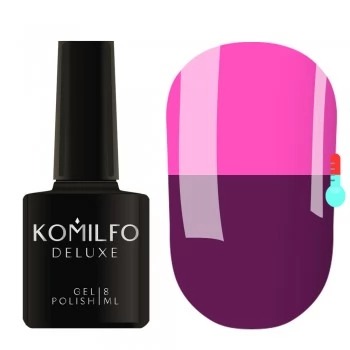 Gel Polish Komilfo DeLuxe Termo C007 (eggplant when heated - muted dark pink) 8 ml