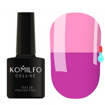 Gel Polish Komilfo DeLuxe Termo C010 (lilac-pink when heated - pink) 8 ml