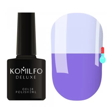 Gel Polish Komilfo DeLuxe Termo C019 (deep blue when heated - pale blue) 8 ml