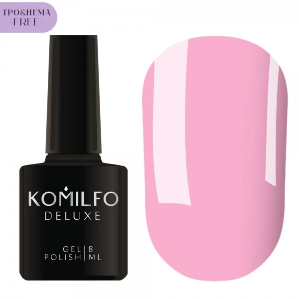 Gel Polish Komilfo Macarons M002 HEMA/TPO free (pastel pink enamel) 8 ml