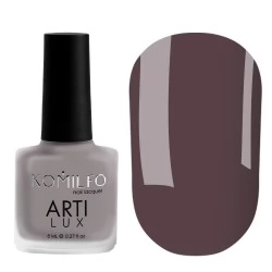Komilfo ArtiLux 014 nail polish (gray-violet emanel) 8 ml