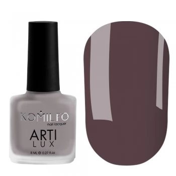 Komilfo ArtiLux 014 nail polish (gray-violet emanel) 8 ml