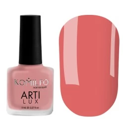 Komilfo ArtiLux 017 nail polish (salmon enamel) 8 ml