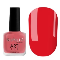 Komilfo ArtiLux 019 nail polish (red-pink enamel) 8 ml