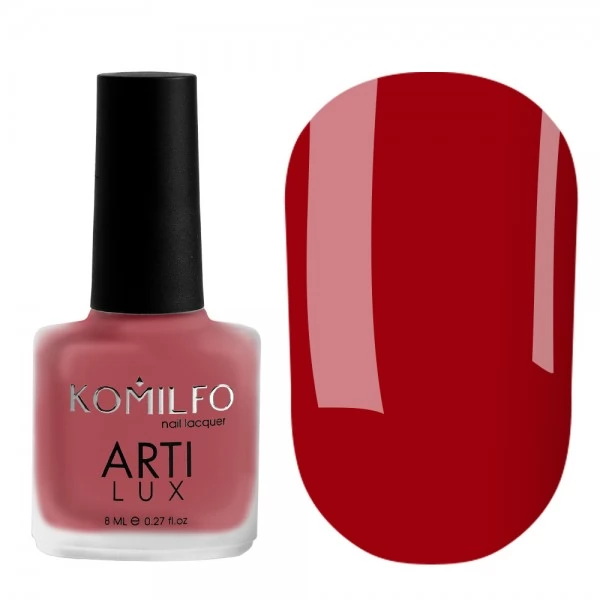 Komilfo ArtiLux 022 nail polish (classic red enamel) 8 ml Komilfo ArtiLux 022 nail polish (classic red enamel) 8 ml