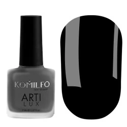 Komilfo ArtiLux 029 nail polish (black enamel) 8 ml
