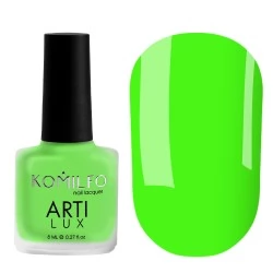 Komilfo ArtiLux 032 nail polish (bright green neon) 8 ml