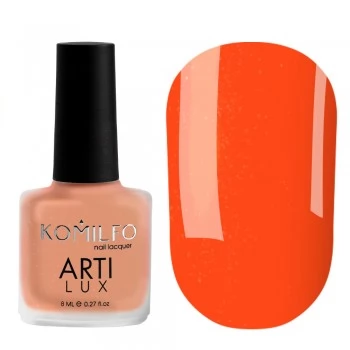 Komilfo ArtiLux 035 nail polish (orange with shimmer) 8 ml