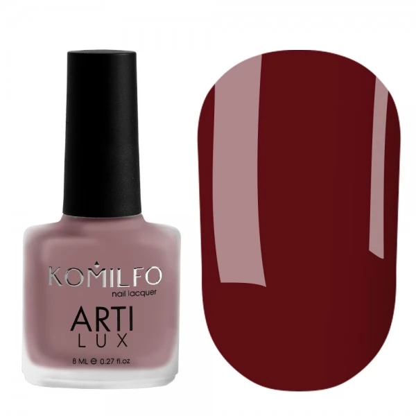 Komilfo ArtiLux Lady in Red 005 nail polish (sangria red enamel) 8 ml