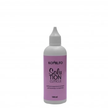 Komilfo Solution Cuticle Remover - cuticle remover alkaline 100 ml