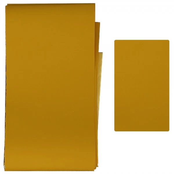 Komilfo foil for craquelure dark yellow matt