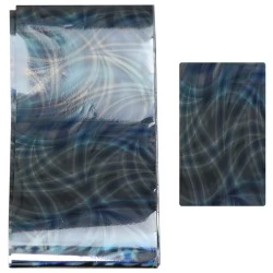 Foil for design silver ornament hologram
