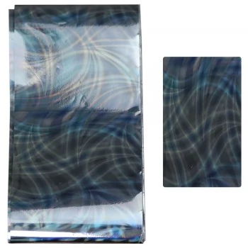 Foil for design silver ornament hologram