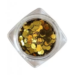 Komilfo disco design №027 gold 3 mm (1 g)