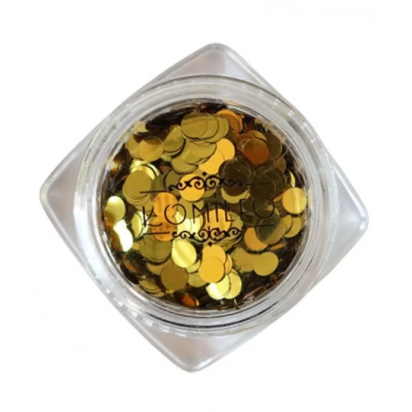 Komilfo disco design №027 gold 3 mm (1 g)