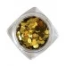 Komilfo disco design №027 gold 3 mm (1 g)