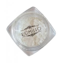 Komilfo disco design №035 white 2 mm (1 g)