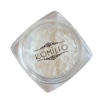 Komilfo disco design №035 white 2 mm (1 g)