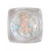 Komilfo disco design No. 042 white hologram (pink overflow) 3 mm (1 g) Komilfo disco design No. 042 white hologram (pink overflow) 3 mm (1 g)
