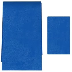 Komilfo foil for craquelure blue matt