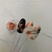 Komilfo Foil crimped for nails in a tin rose gold