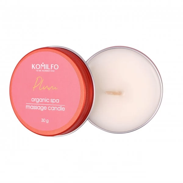 Komilfo Massage Candle - Plum 30 g Komilfo Massage Candle - Plum 30 g