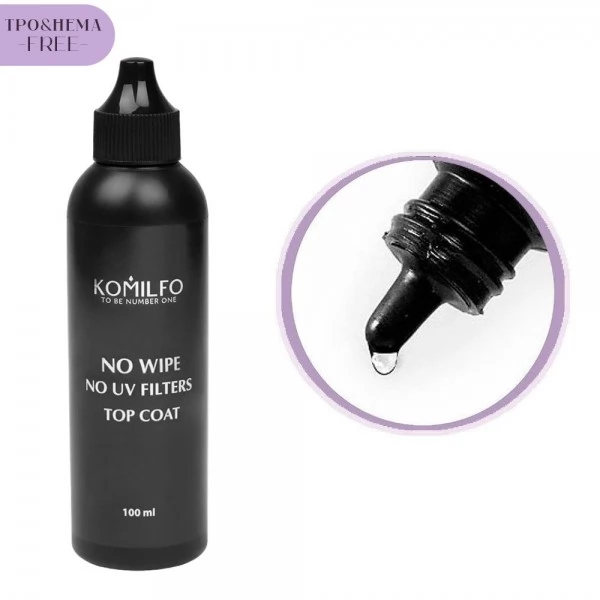 Komilfo No Wipe No UV Top HEMA/TPO free 100 ml (a barrel with a spout)
