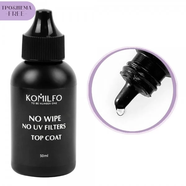 Komilfo No Wipe No UV Top HEMA/TPO free 50 ml (a barrel with a spout)