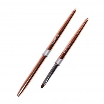 Brush Komilfo Rose gold Gel oval 6 (Nylon)