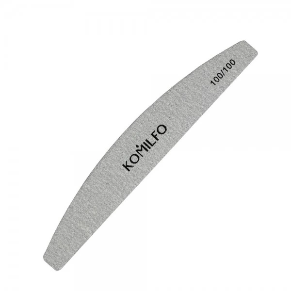 File Komilfo semicircle gray 100/100 18 cm File Komilfo semicircle gray 100/100 18 cm