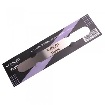 Komilfo metal base for manicure - TWIN 18/155 mm