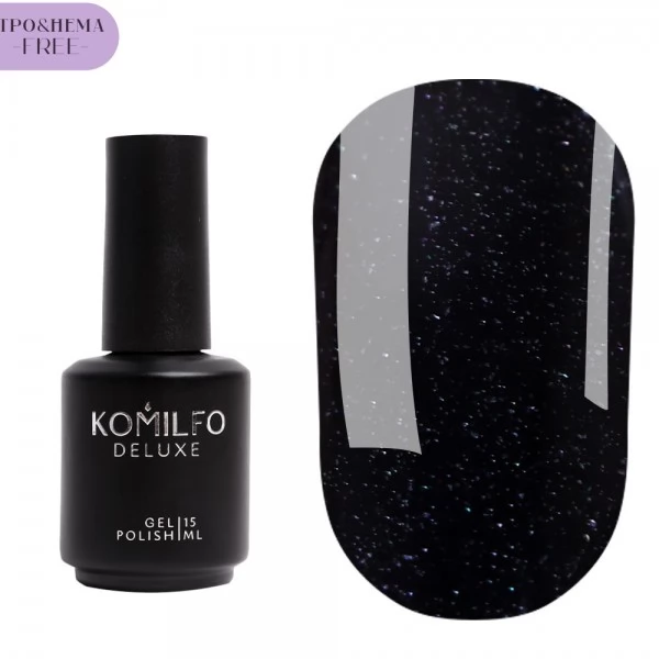 Komilfo No Wipe Glitter Top HEMA-TPO free 15 ml