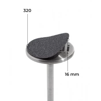 Refill set 16 mm black 50 pcs. 320 grit