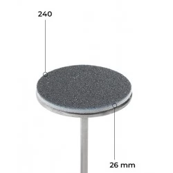 Refill set 26 mm black soft layer 50 pcs. 240 grit