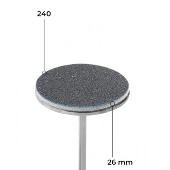 Refill set 26 mm black soft layer 50 pcs. 240 grit
