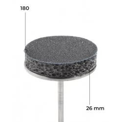 Buff refill set 26 mm black, 50 pcs. 180 grit