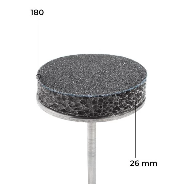 Buff refill set 26 mm black, 50 pcs. 180 grit