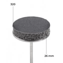 Buff refill set 26 mm black, 50 pcs. 320 grit