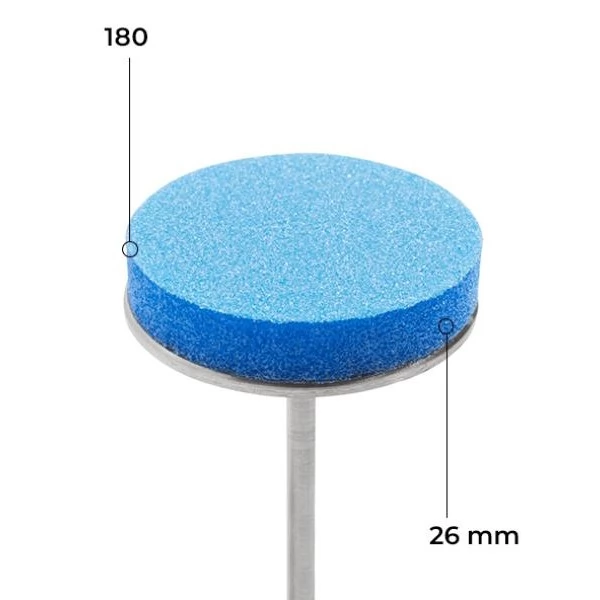 Buff refill set 26 mm blue, 50 pcs. 180 grit Buff refill set 26 mm blue, 50 pcs. 180 grit