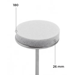 Buff refill set 26 mm gray, 50 pcs. 180 grit
