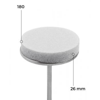Buff refill set 26 mm gray, 50 pcs. 180 grit