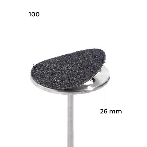 Refill set 26 mm black 50 pcs. 100 grit Refill set 26 mm black 50 pcs. 100 grit