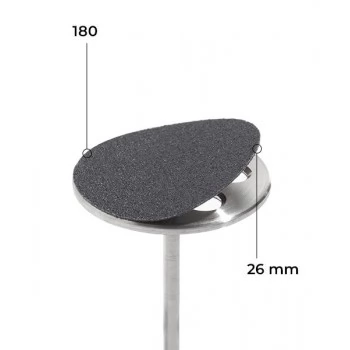 Refill set 26 mm black 50 pcs. 180 grit