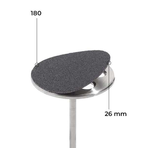 Refill set 26 mm black 50 pcs. 180 grit Refill set 26 mm black 50 pcs. 180 grit