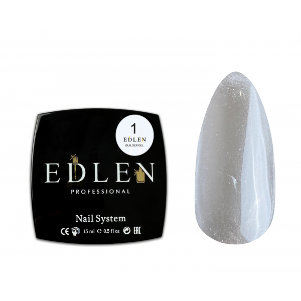 Builder gel Edlen 15 ml no.01 Builder gel Edlen 15 ml no.01